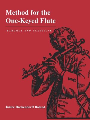 cover image of Method for the One-Keyed Flute